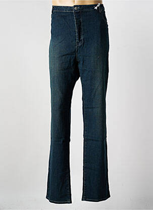Jeans coupe droite stretch taille normale bleu QUINZE & TREIZE homme