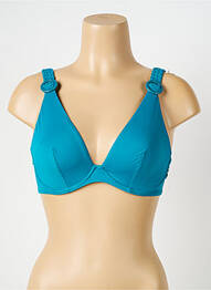 Haut de maillot de bain avec armature bleu AUBADE femme