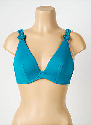Haut de maillot de bain avec armature bleu AUBADE femme