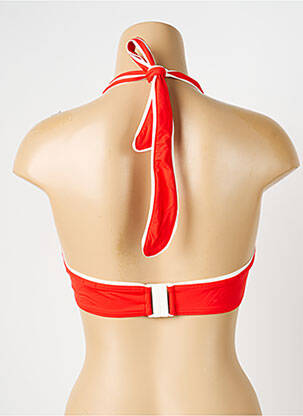 Haut de maillot de bain stretch haut soutien-gorge balconnet rouge AUBADE femme