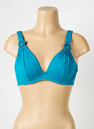 Haut de maillot de bain avec armature bleu AUBADE femme