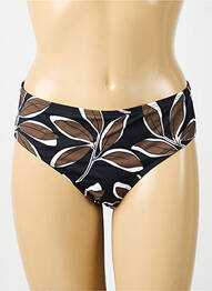 Bas de maillot de bain imprimé fantaisie culotte noir AUBADE femme