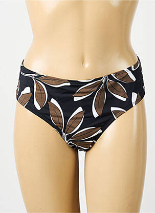 Bas de maillot de bain imprimé fantaisie culotte noir AUBADE femme