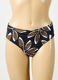Bas de maillot de bain imprimé fantaisie culotte noir AUBADE femme