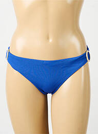 Bas de maillot de bain effet matière satinée culotte bleu AUBADE femme