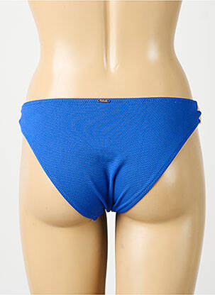 Bas de maillot de bain effet matière satinée culotte bleu AUBADE femme