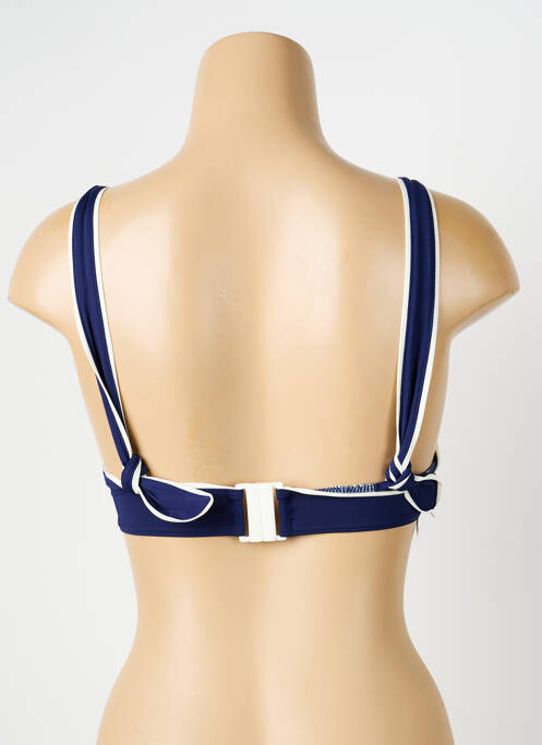Haut de maillot de bain stretch haut soutien-gorge balconnet bleu AUBADE femme