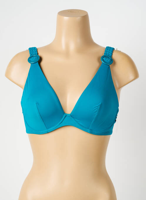 Haut de maillot de bain avec armature bleu AUBADE femme