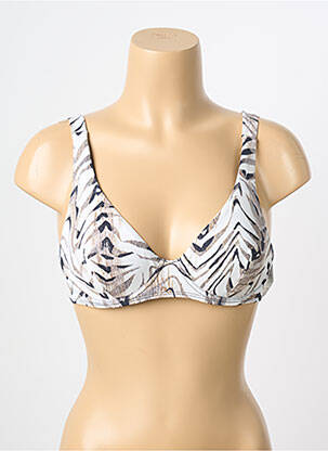 Haut de maillot de bain beige AUBADE femme