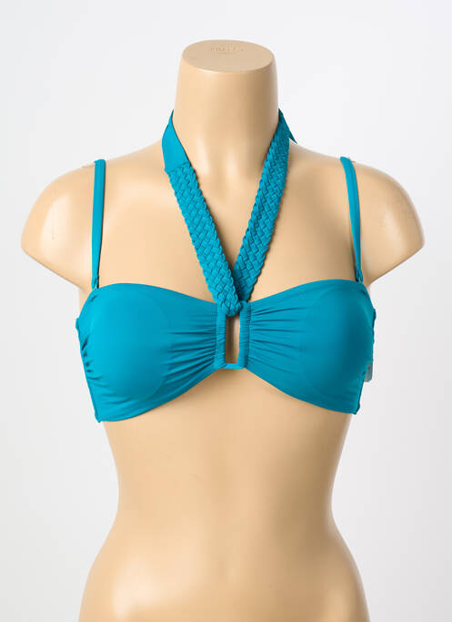 Haut de maillot de bain bleu AUBABE femme