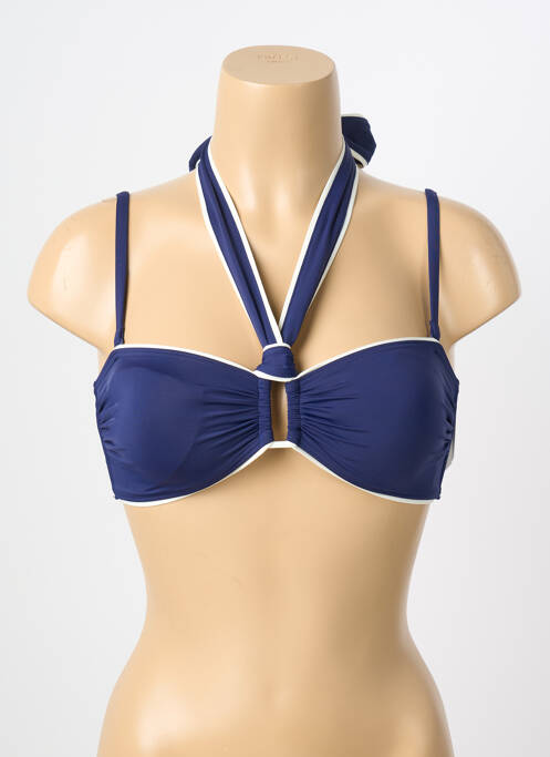 Haut de maillot de bain bleu AUBADE femme