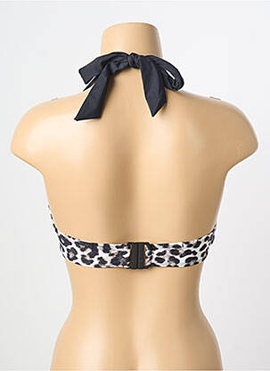 Haut de maillot de bain stretch haut soutien-gorge moulé noir AUBADE femme