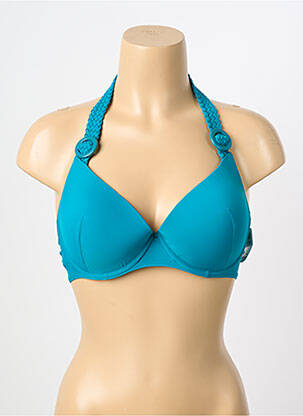 Haut de maillot de bain haut soutien-gorge moulé haut soutien-gorge moulé bleu AUBADE femme