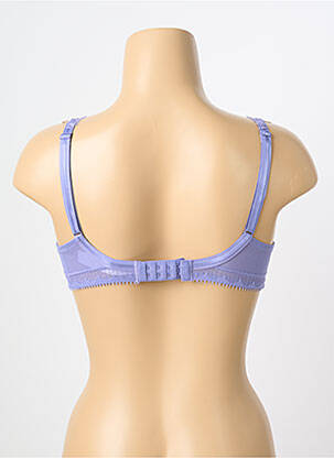 Soutien-gorge tissage dentelle haut soutien-gorge emboitant violet CHANTELLE femme