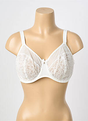 Soutien-gorge légère et transparente haut soutien-gorge emboitant blanc CHANTELLE femme