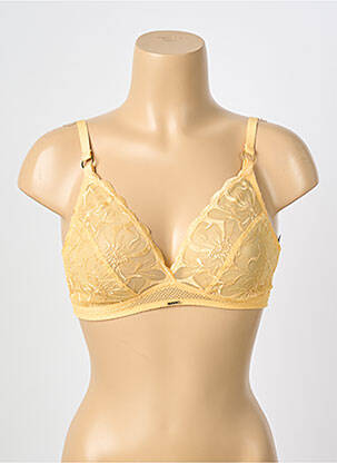 Soutien-gorge sans armature haut soutien-gorge emboitant jaune CHANTELLE femme