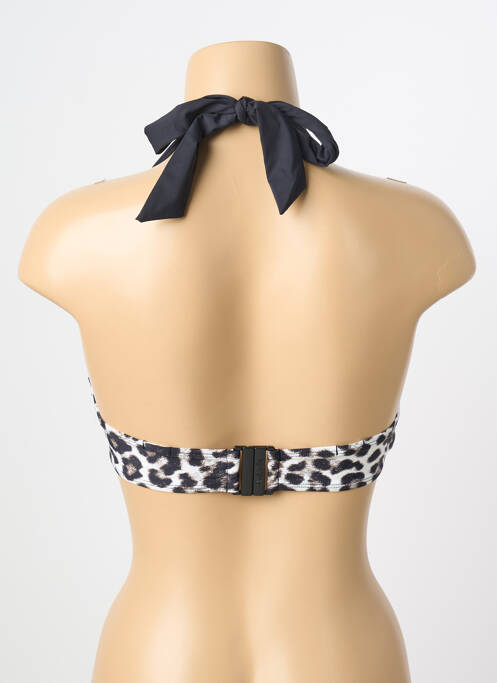 Haut de maillot de bain stretch haut soutien-gorge moulé noir AUBADE femme