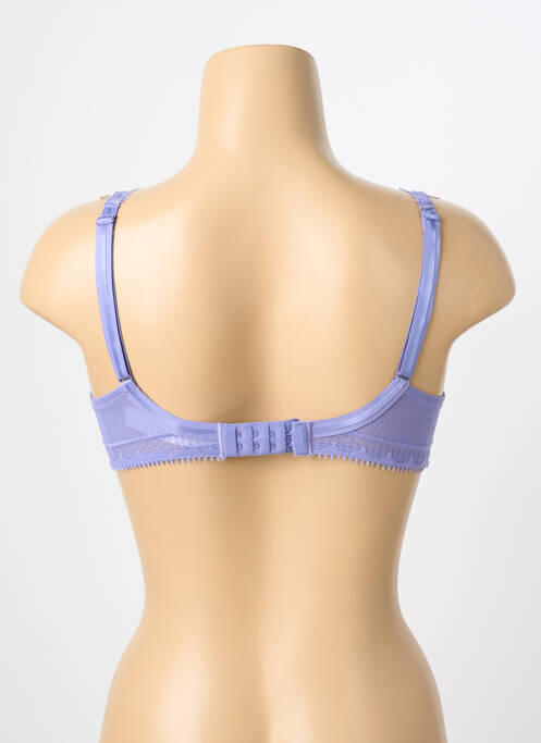 Soutien-gorge tissage dentelle haut soutien-gorge emboitant violet CHANTELLE femme
