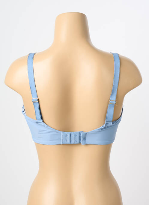 Soutien-gorge tissage dentelle haut soutien-gorge moulé bleu CHANTELLE femme