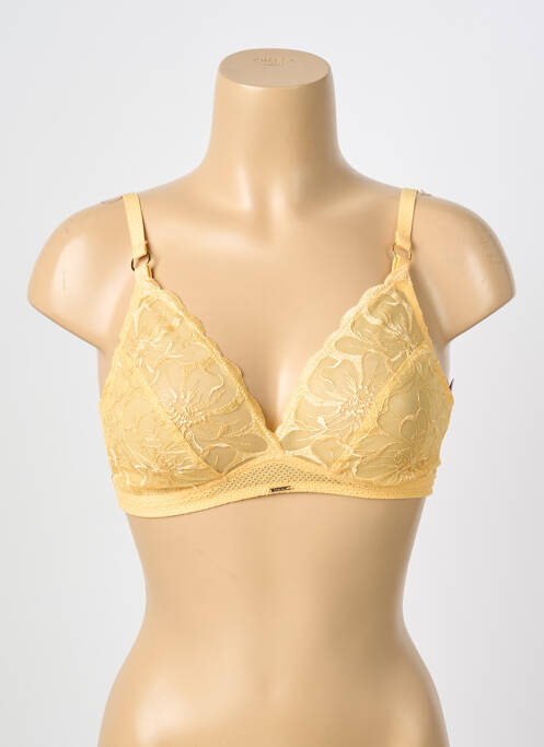 Soutien-gorge sans armature haut soutien-gorge emboitant jaune CHANTELLE femme