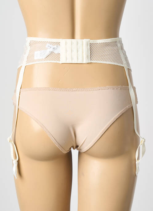 Guêpière/porte-jarretelle broderie blanc CHANTELLE femme