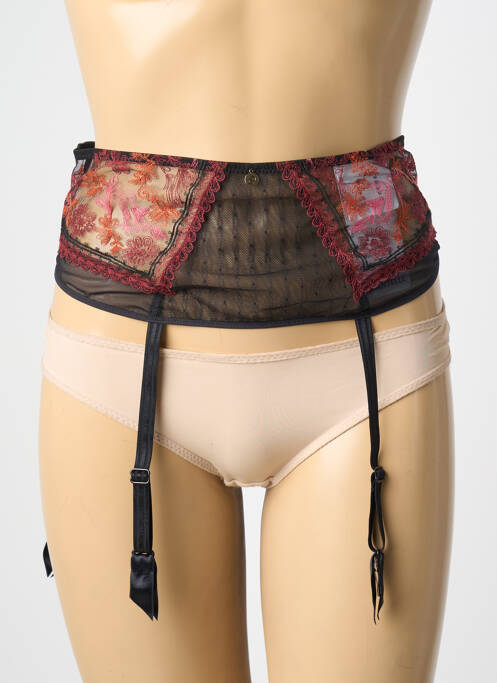 Guêpière/Porte-jarretelle noir CHANTELLE femme