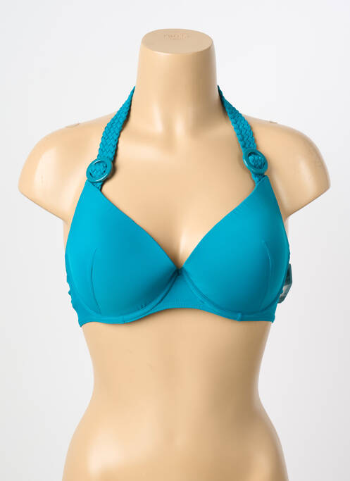 Haut de maillot de bain bleu AUBADE femme