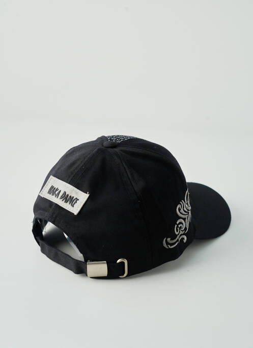 Casquette broderie motifs brodés noir HAKA DANCE homme