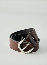 Ceinture réglable marron QUINZE & TREIZE femme