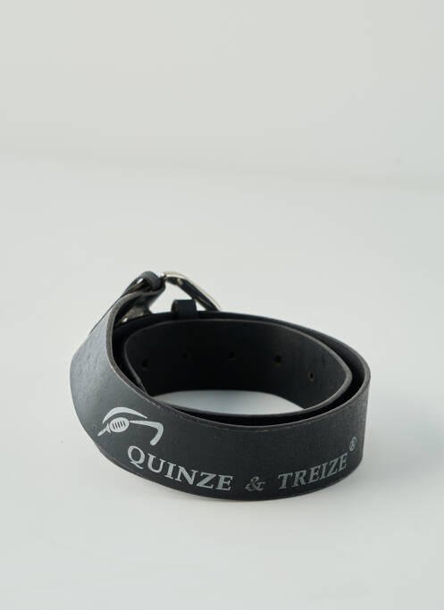 Ceinture noir QUINZE & TREIZE femme