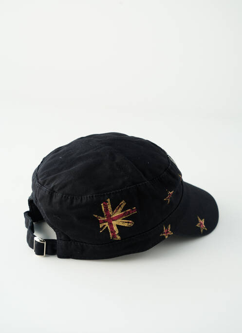 Casquette broderie motifs brodés noir HAKA DANCE homme