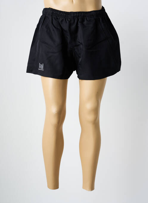Short fermeture liens à nouer taille normale noir QUINZE & TREIZE homme