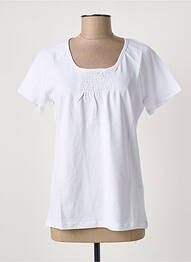 T-shirt manches longues manches longues blanc ERIC TABARLY femme