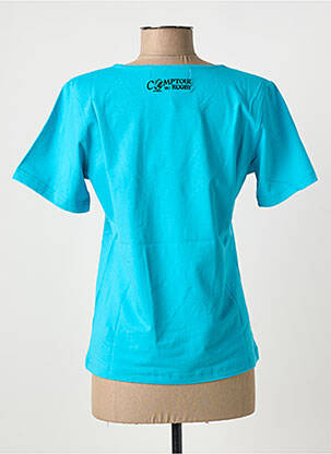 T-shirt imprimé fantaisie manches courtes bleu COMPTOIR DU RUGBY femme