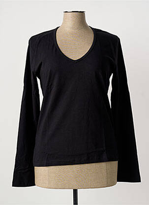 T-shirt manches longues manches longues noir CLOUD'S femme