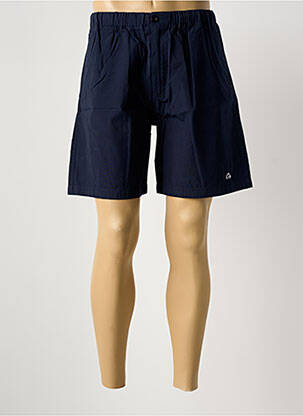 Short tissage popeline taille normale bleu CLOUD'S homme