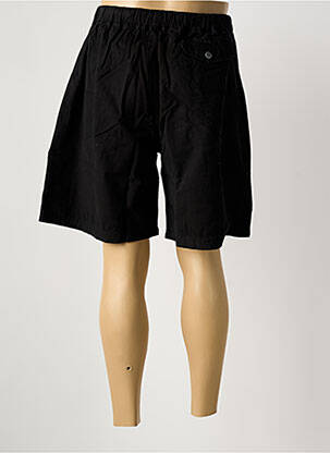Short tissage popeline taille normale noir QUINZE & TREIZE homme