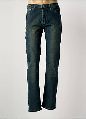 Jeans coupe slim stretch taille normale bleu QUINZE & TREIZE homme