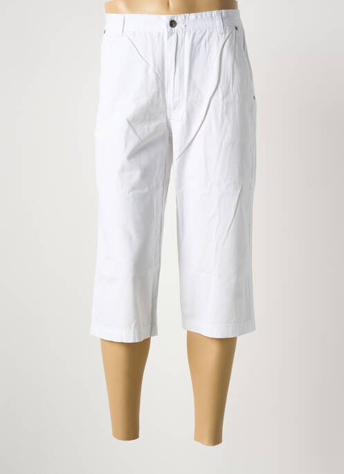 Corsaire stretch taille normale blanc ERIC TABARLY femme