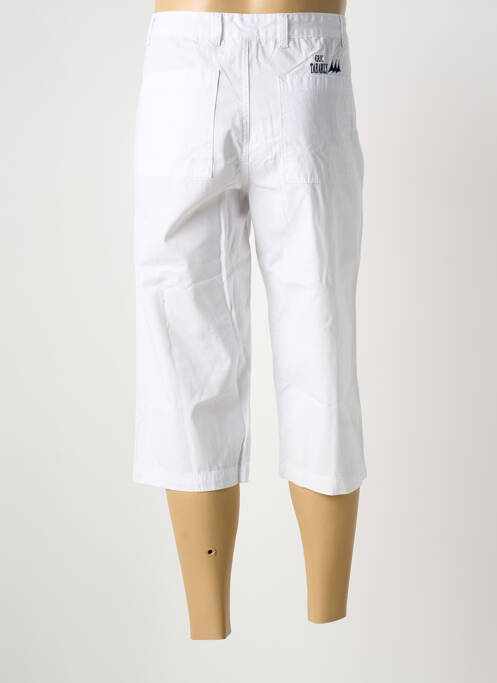 Corsaire stretch taille normale blanc ERIC TABARLY femme