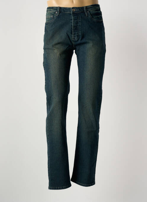Jeans coupe slim stretch taille normale bleu QUINZE & TREIZE homme