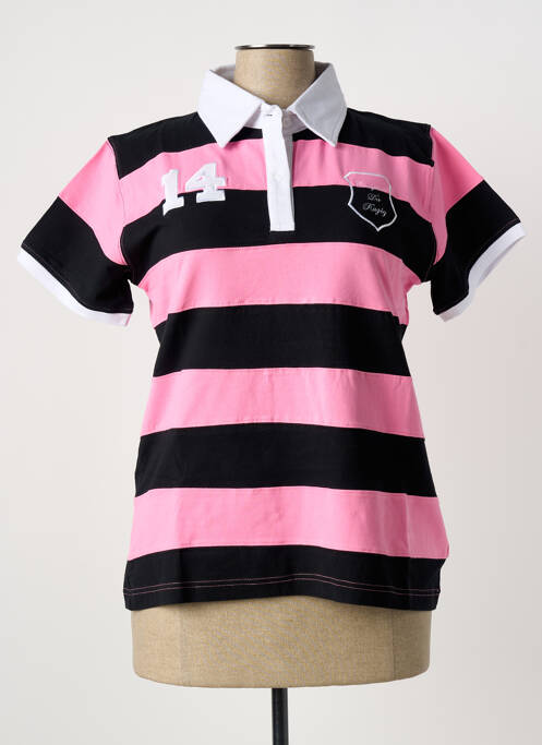 Polo rose COMPTOIR DU RUGBY femme