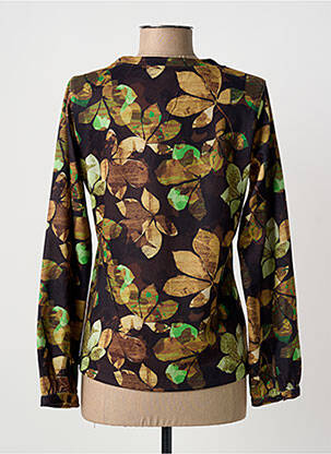 Pull coupe cintrée manches longues noir AGATHE & LOUISE femme