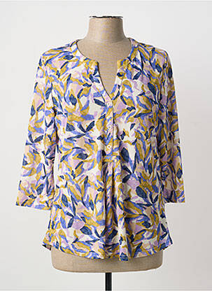 Top tissage jersey manches 3/4 violet RENATTO BENE femme