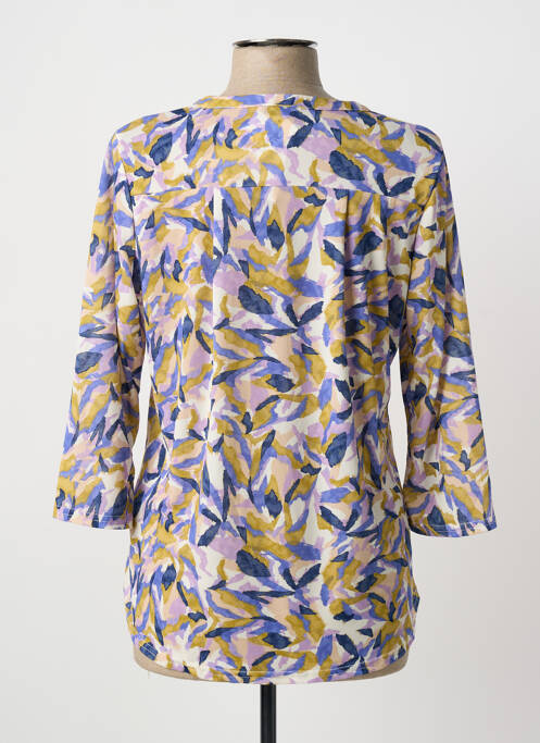 Top tissage jersey manches 3/4 violet RENATTO BENE femme