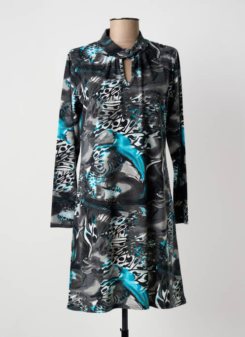 Robe courte gris MARBLE femme