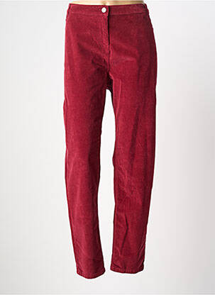 Pantalon slim stretch taille normale rouge AGATHE & LOUISE femme