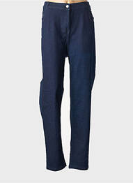 Jeans coupe slim tissage brut taille normale bleu AGATHE & LOUISE femme