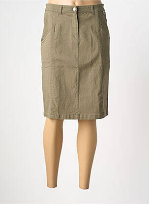 Jupe mi-longue vert AGATHE & LOUISE femme