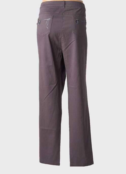 Jeans coupe slim stretch taille normale gris AGATHE & LOUISE femme